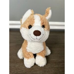 Aurora Tan & White Corgi Plush